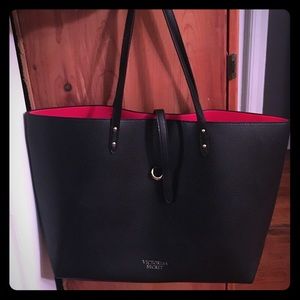 Victoria's Secret tote and zipper makeup bag