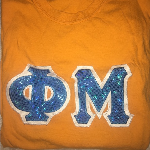 tops phi mu letter shirts poshmark phi mu letter shirts