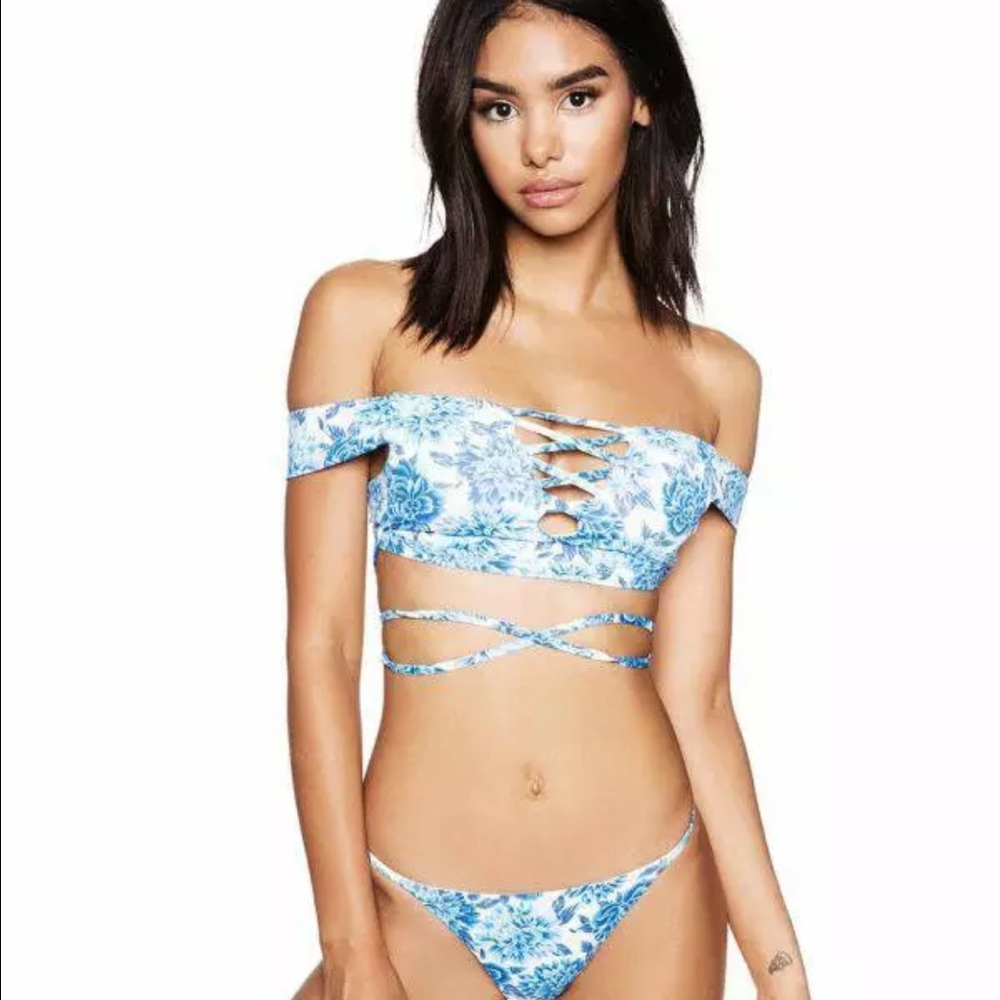 Cut Out Swimsuit - Picture 1 of 5