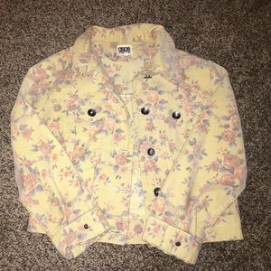 Cropped corduroy jacket