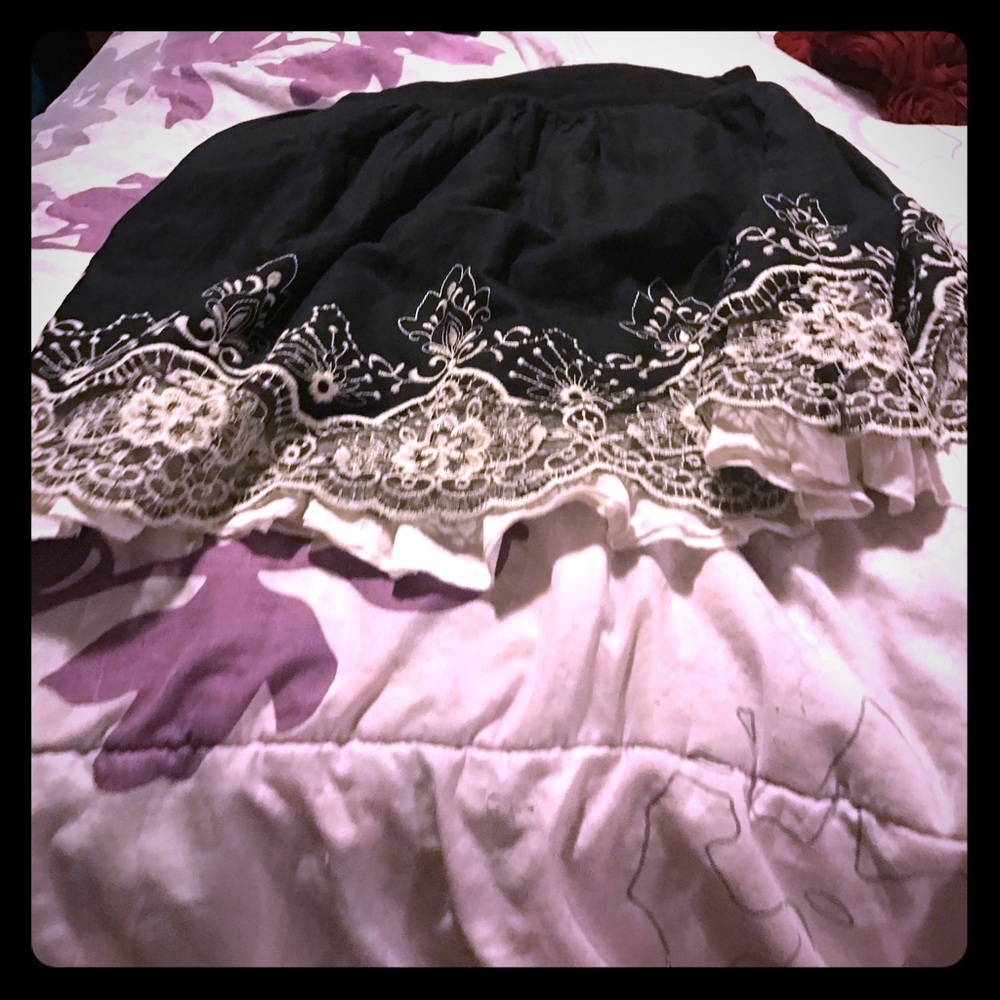 Black skirt