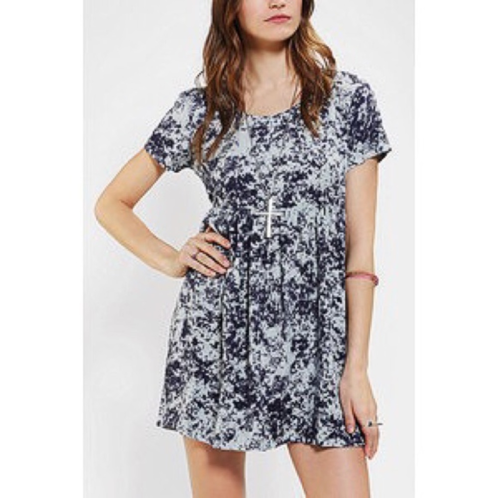 UO acid wash babydoll dress, XS