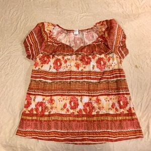 Pretty Summer Top by Time and a Half