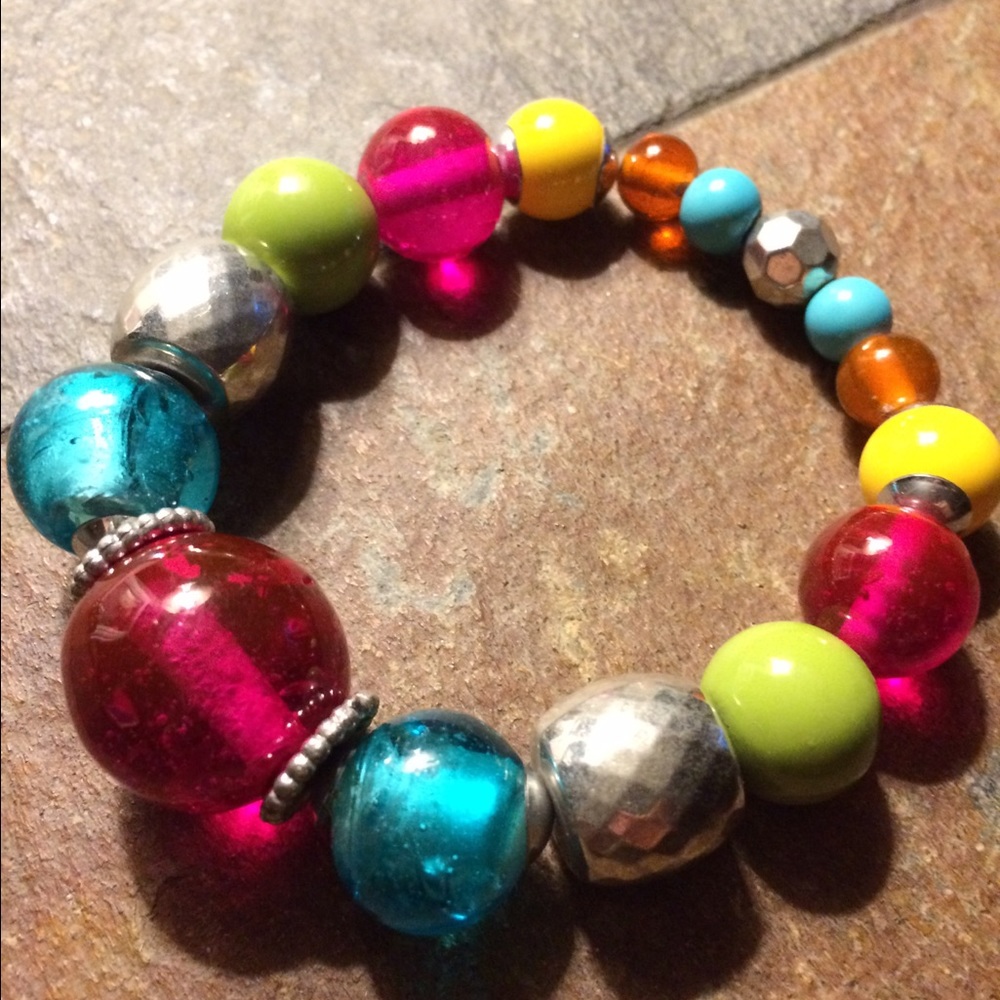 Multi color stretchy braclet
