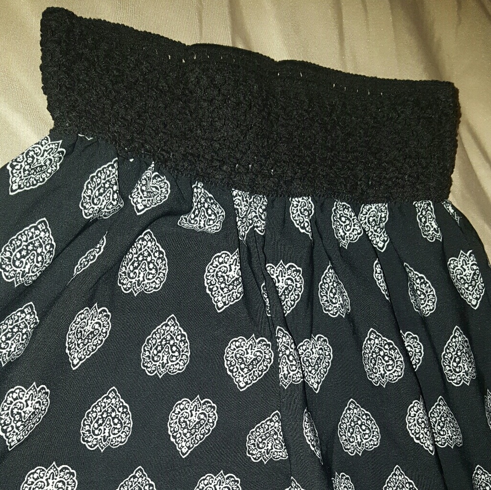 Bohemian wide leg pants