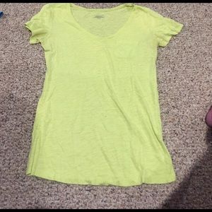 Lime Green Victoria's Secret Basic T
