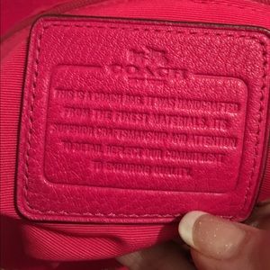 Coach phoebe. Beautiful pink ruby color.