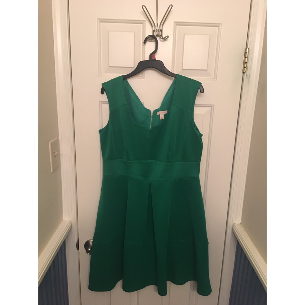 Dressbarn Green A-Line dress size 16
