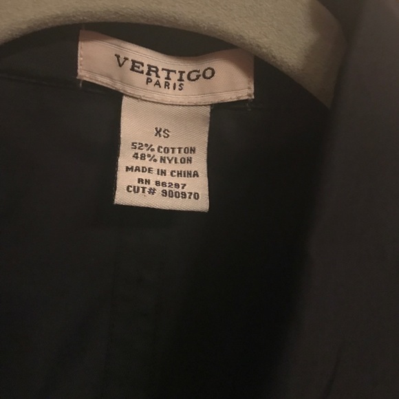 Black Vertigo Paris swing jacket - Picture 2 of 3