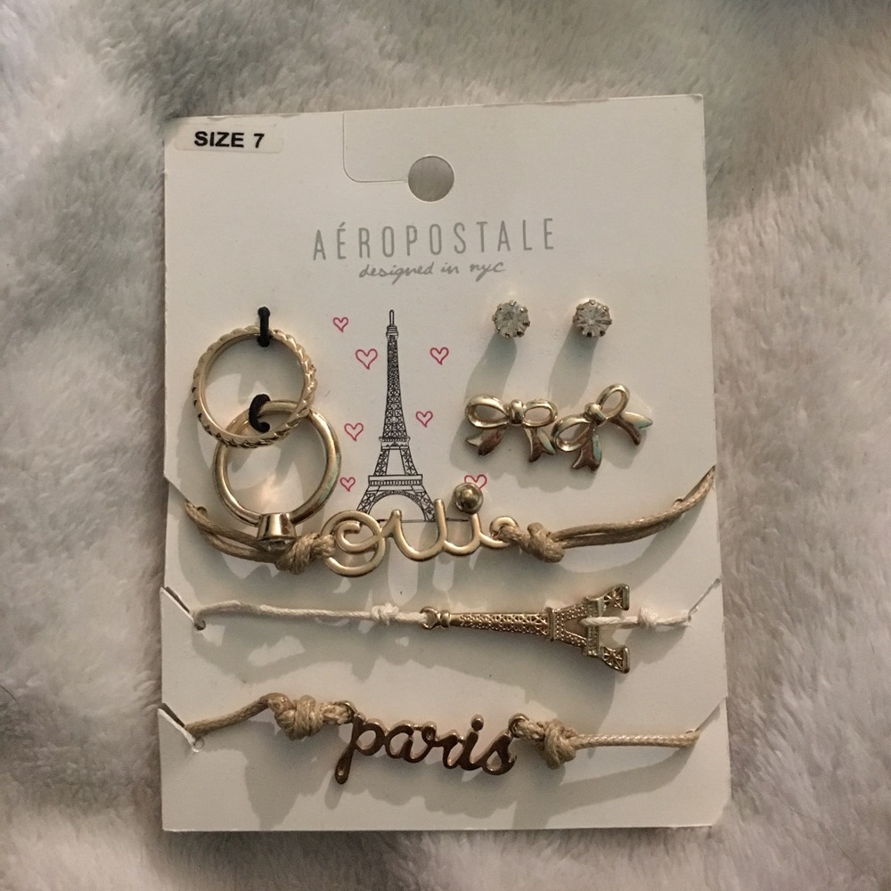 Set of jewelry, bracelets, earrings, rings!