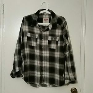 Black and white flannel