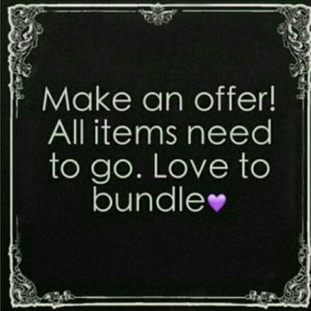 I love reasonable offers! 😊
