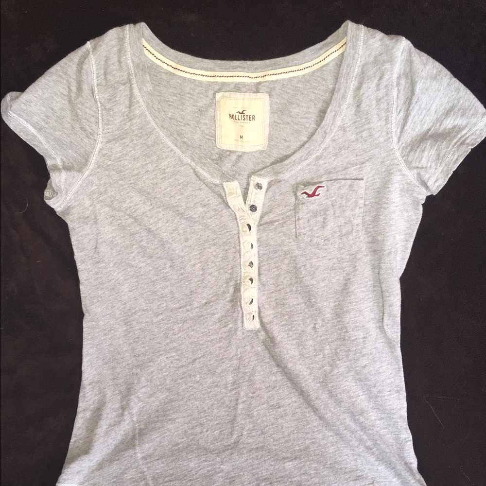Soft, light, gray T-shirt