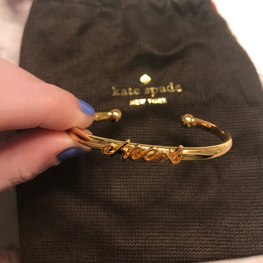 Kate Spade "cheers" cuff bracelet