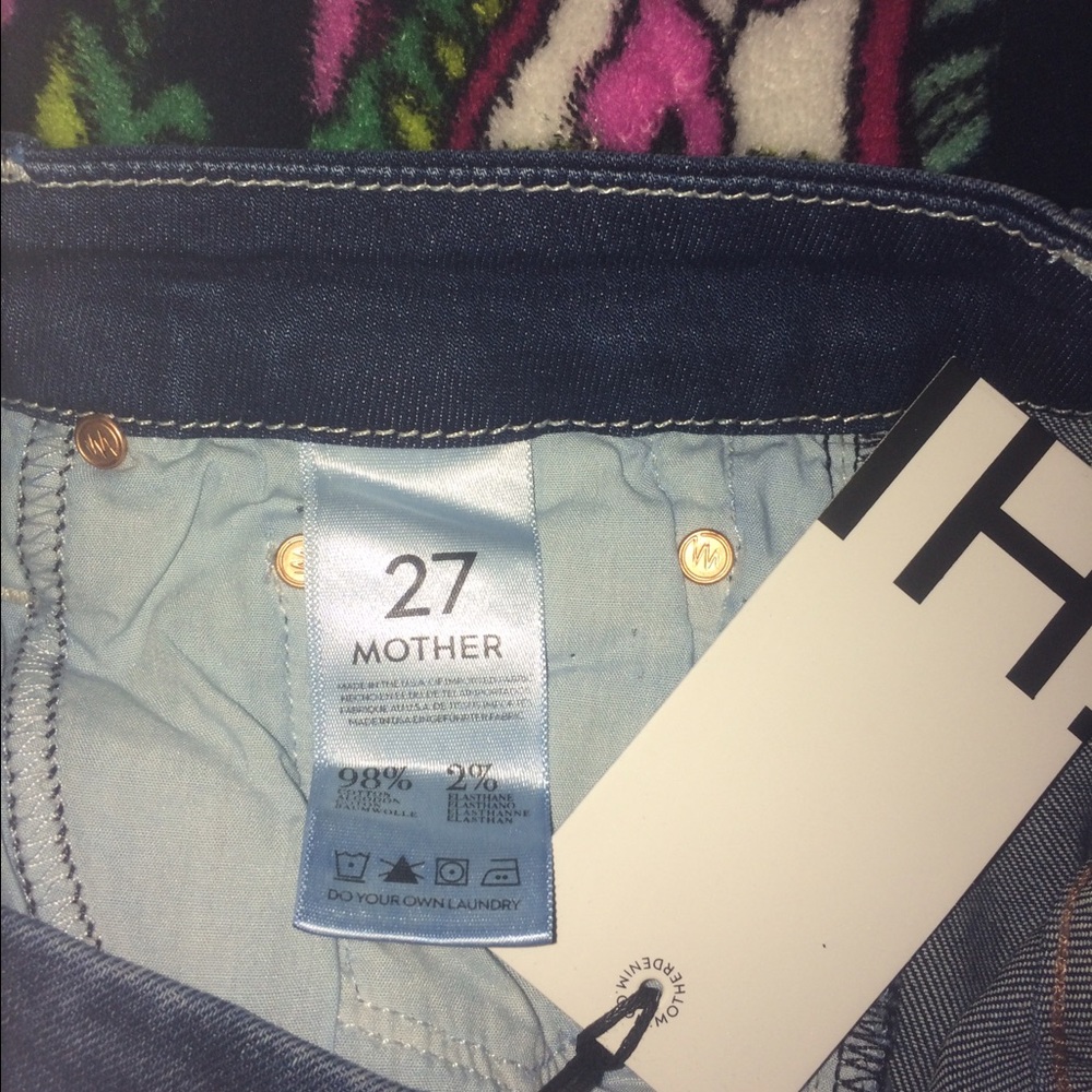Mother jeans Mello Drama NWT size 27