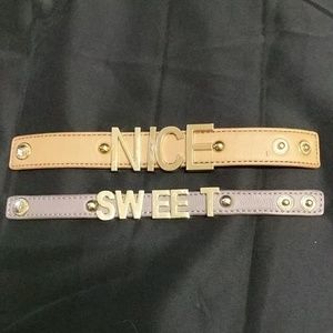 BCBGeneration NICE and SWEET Bracelets