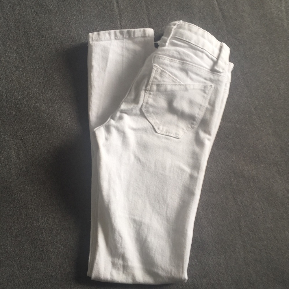 Blue Asphalt White Skinny Jeans,Size 0