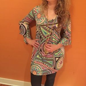 Multicolored dress/tunic