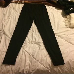 Girls black leggings
