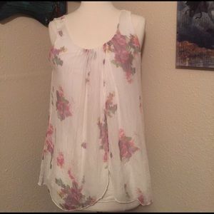 Flower Print Top