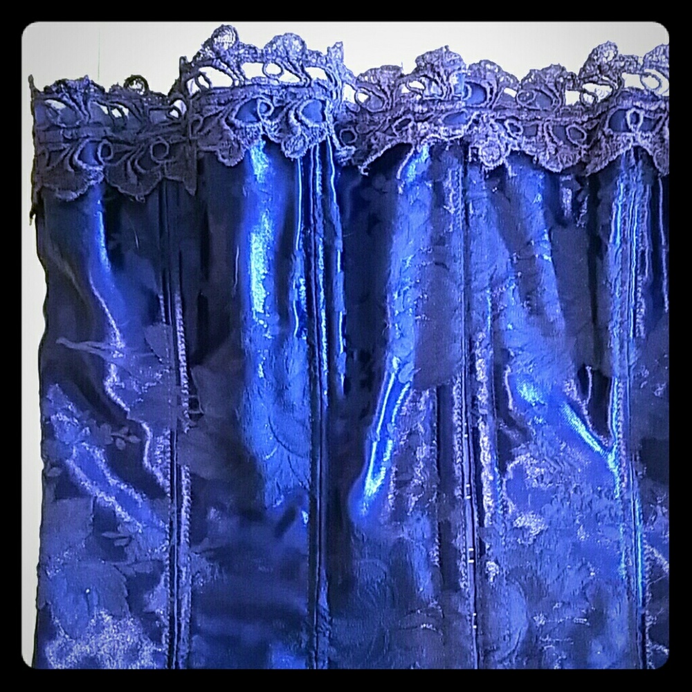 FREDERICK'S OF HOLLYWOOD Blue Corset