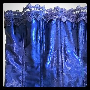 FREDERICK'S OF HOLLYWOOD Blue Corset