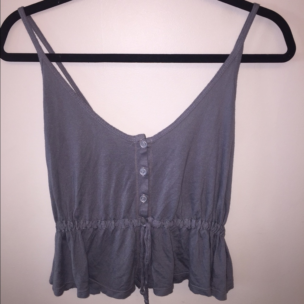Grey-blue super cute tank top urban outfitters!
