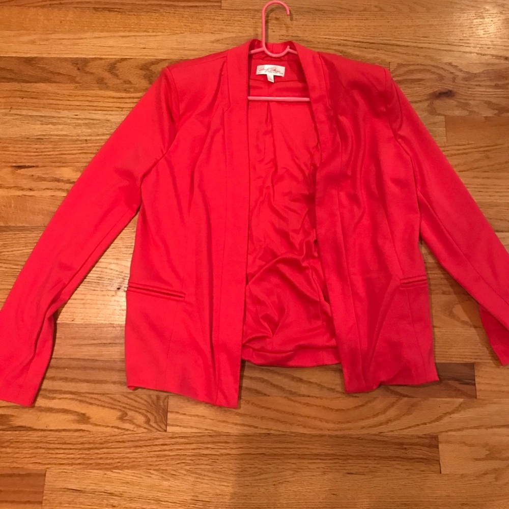 Hot pink blazer jacket last call