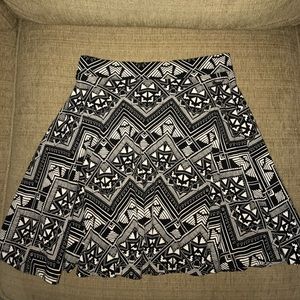 Tribal print Skater skirt