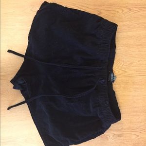 Black forever 21 corduroy shorts