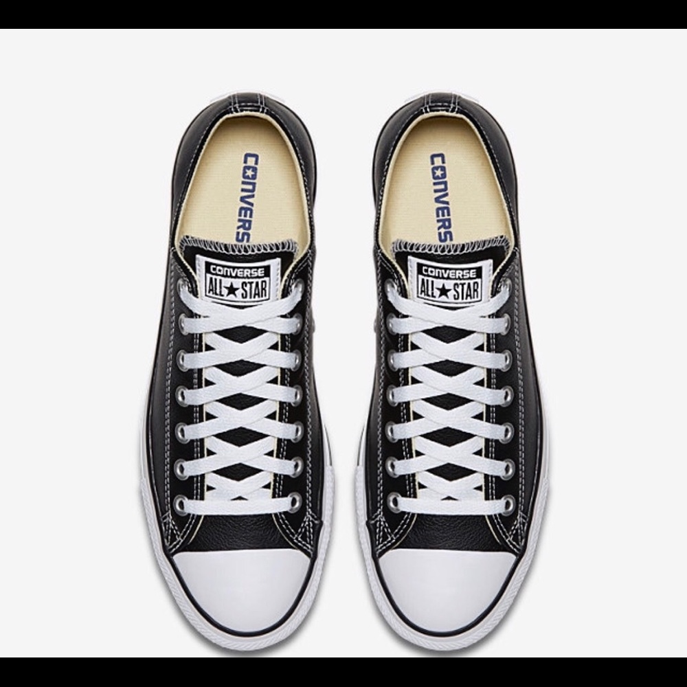 SOLD ON EBAYConverse ct lean on black leather