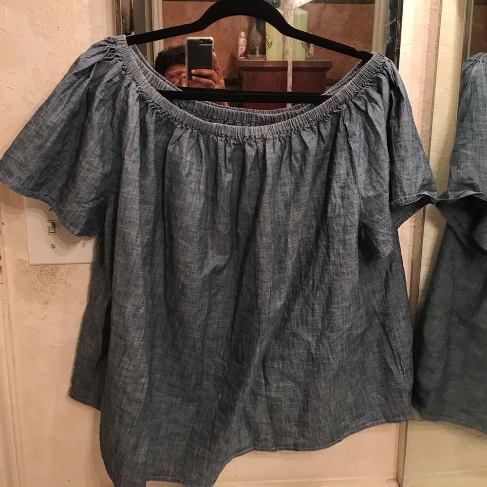 Gap NWT Off the shoulder blouse