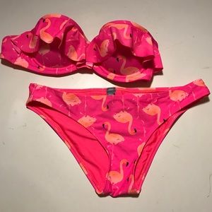 AERIE STRAPLESS BIKINI TOP & BOTTOM