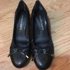Slightly worn Franco sarto block pumps