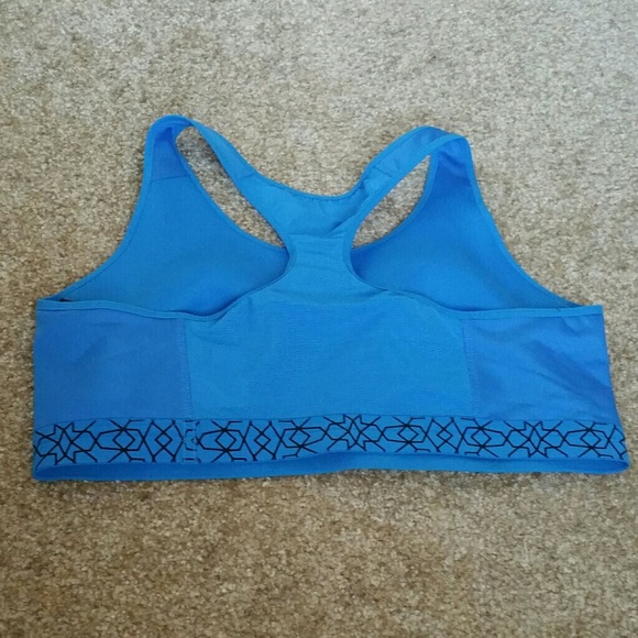 Nike Pro Fierce Blue Medium Support Bra - Picture 5 of 8