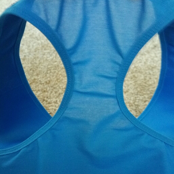 Nike Pro Fierce Blue Medium Support Bra - Picture 6 of 8