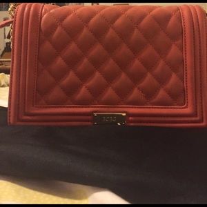 Salmon pink BCBG Paris purse