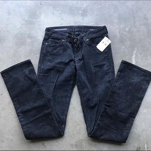 Citizens of Humanity black corduroy jeans