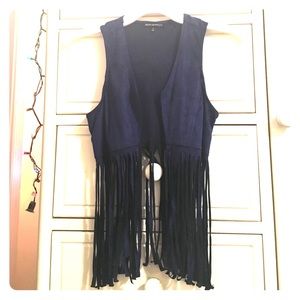 Navy vest