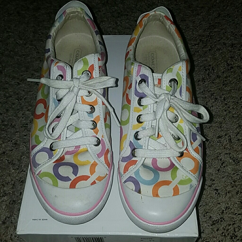 Gently used Coach sneakers