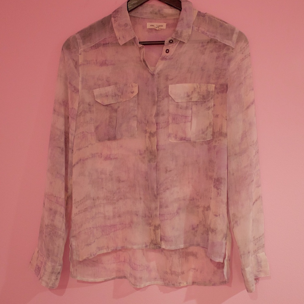 Silence + Noise Button down