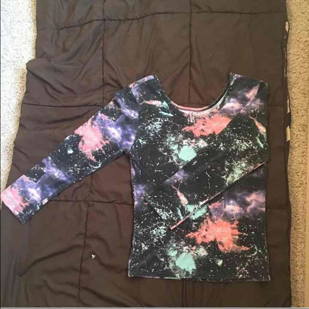 Galaxy print top