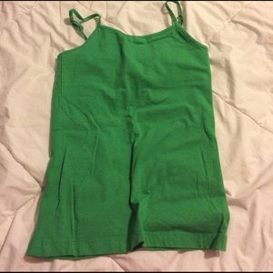 Girls green cami