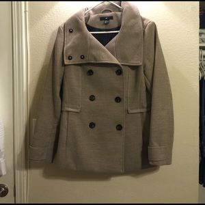 H&M brown Pea Coat