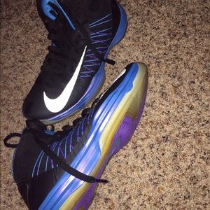 Black and Blue Nike Hyperdunks