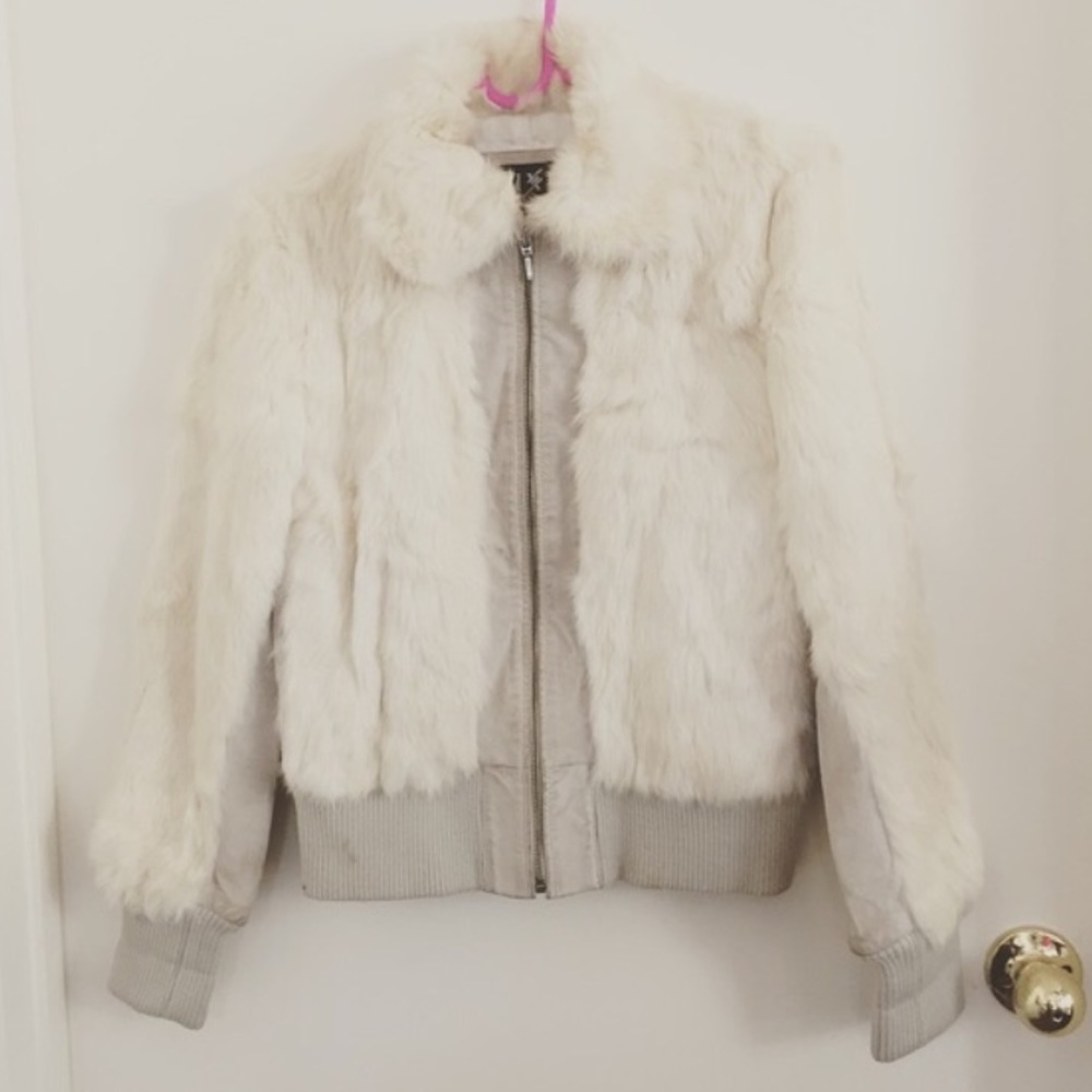 Real fur jacket