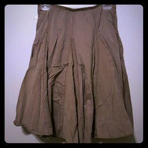 Abercrombie brown a line skirt