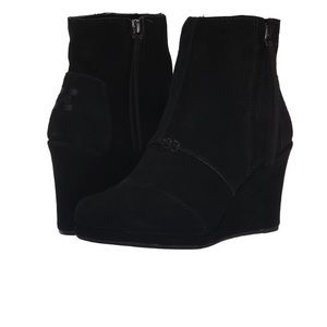 TOMS desert wedge HIGH bootie