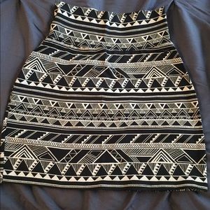 Aztec printed skirt by PINK. NWOT.