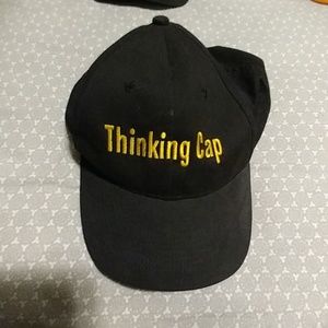 Black "Thinking Cap" baseball hat
